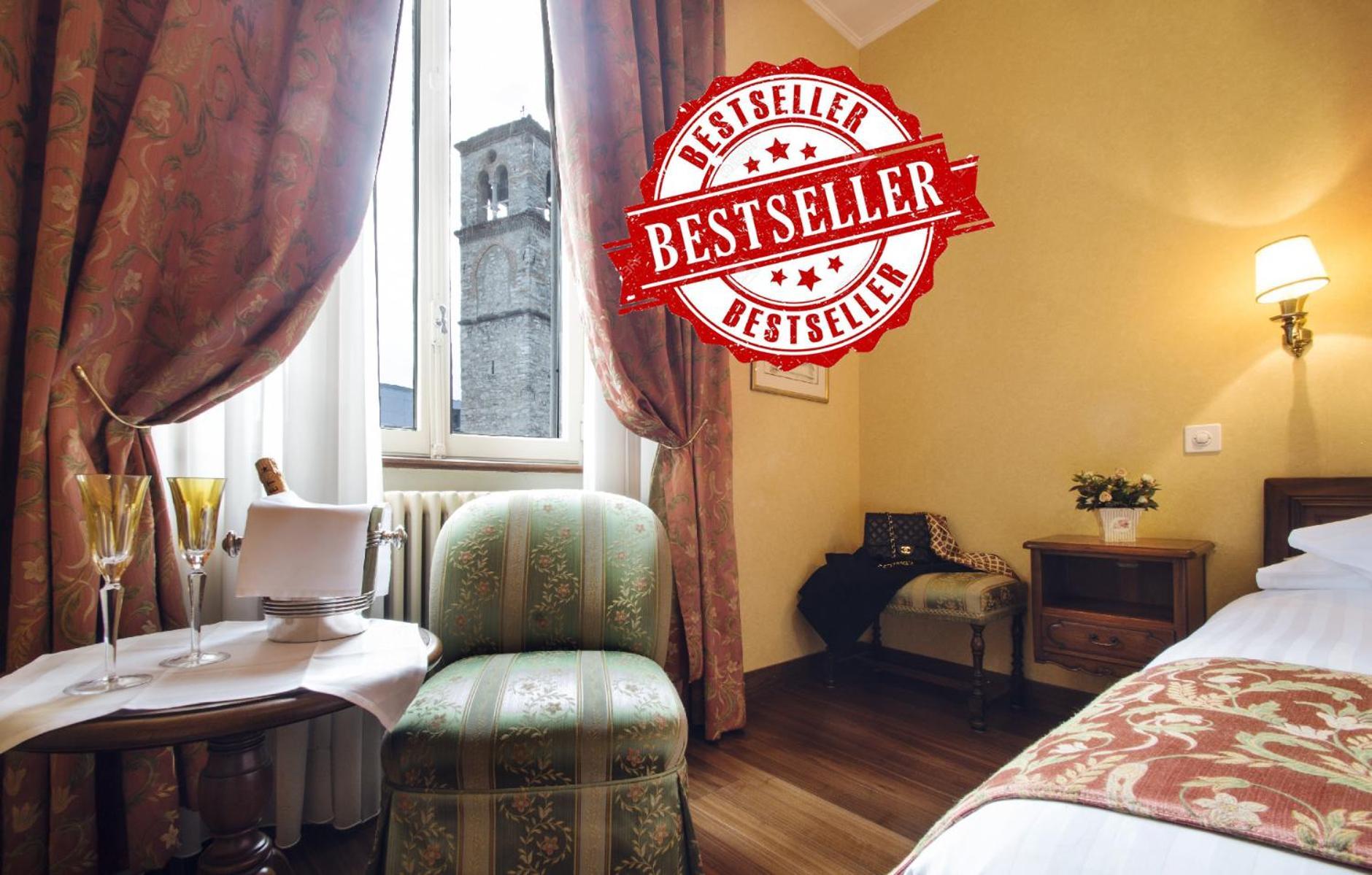 Classic Tweepersoonskamer met 2 Aparte Bedden met Uitzicht op de Bezienswaardigheid