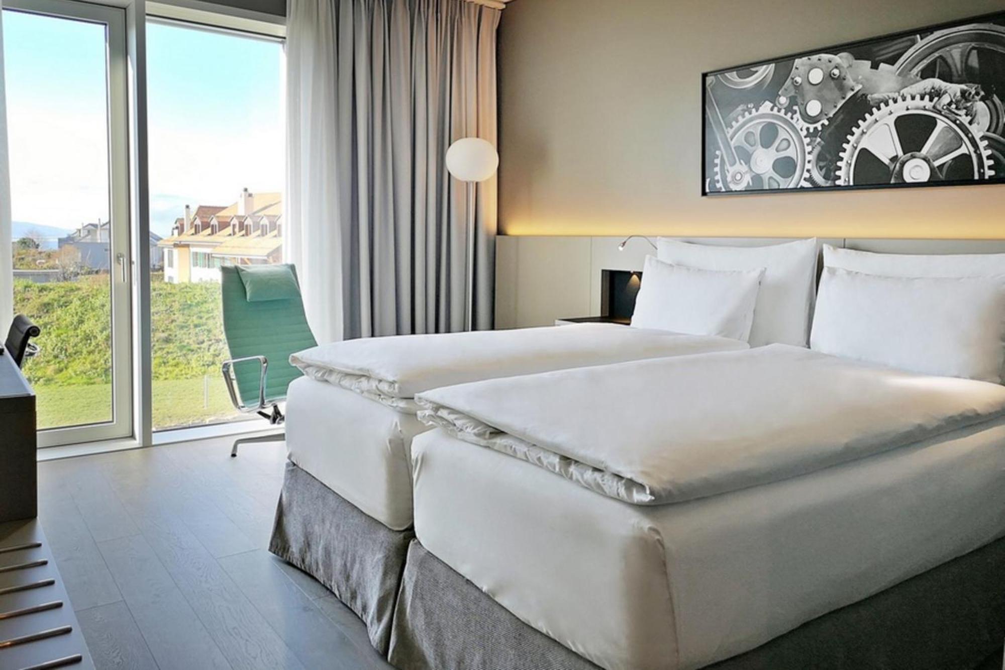 Chambre Lits Jumeaux Deluxe avec vue sur le jardin
