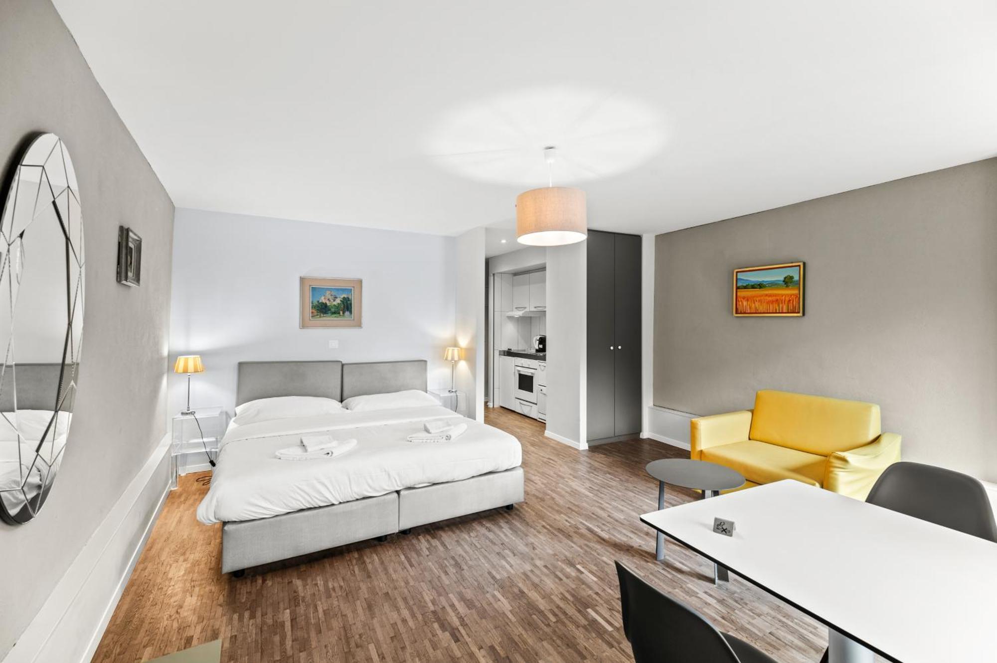 Familiensuite mit 1 Schlafzimmer und Küchenzeile