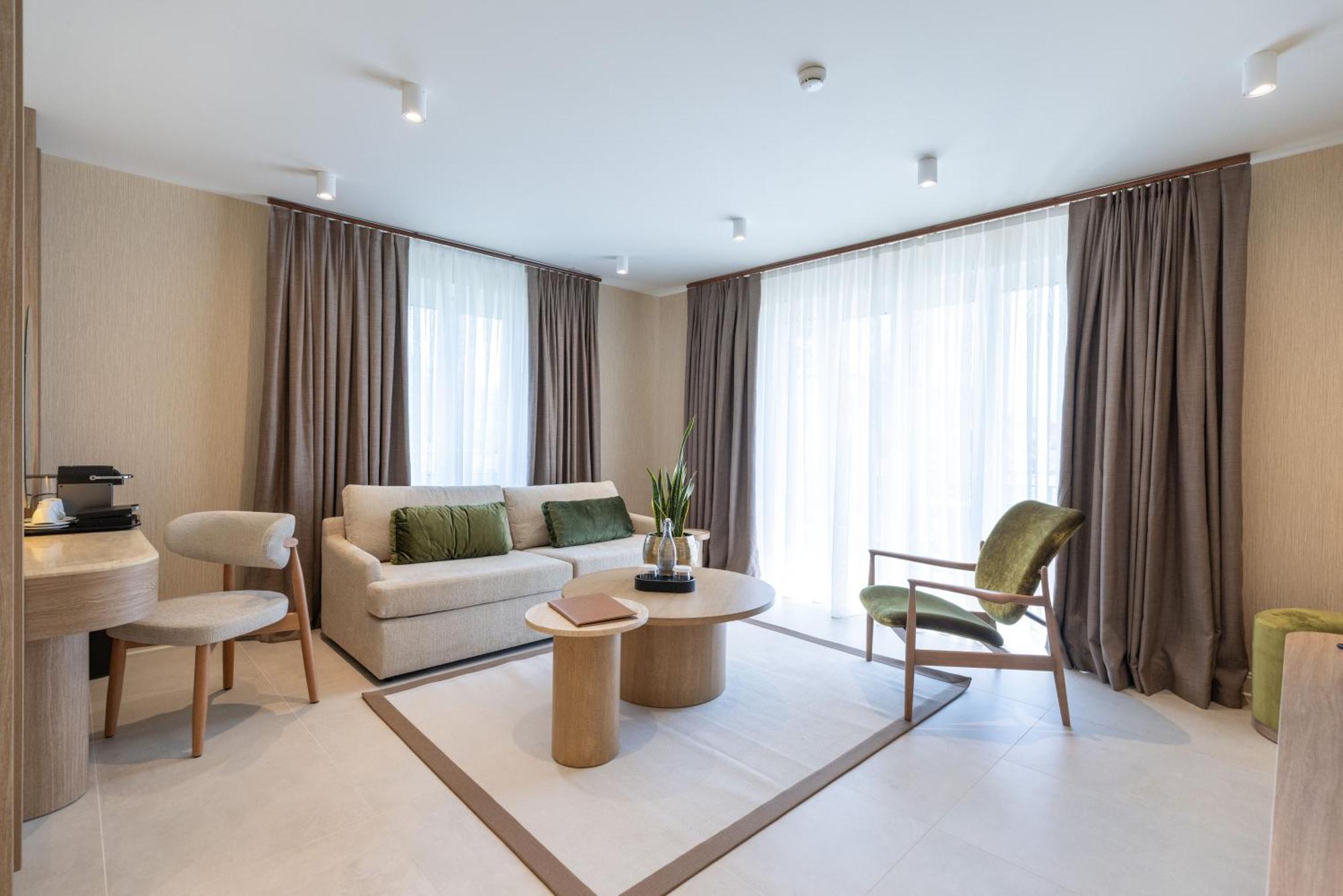 Suite mit Balkon und Zugang zum Spa
