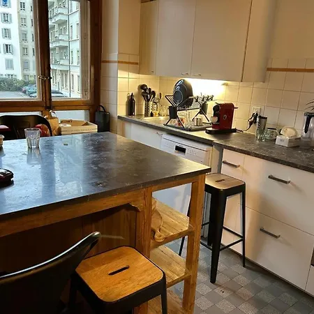 Doubleroom, Kitchen, Free Transport Card- Geneva Lake-3