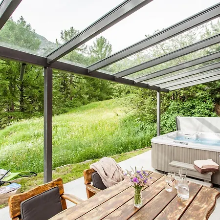 Chalet Hinter dem Rot Stei, private wellness, in ski&hiking area of Zermatt-2